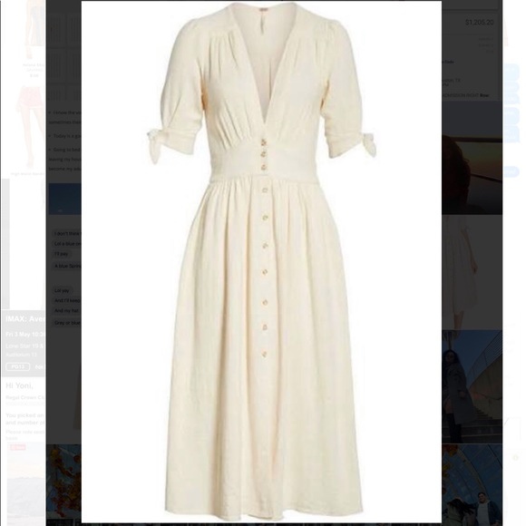 Free People Dresses & Skirts - FP free people love of my life midi white dress